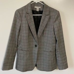 H&M checked blazer, size 8